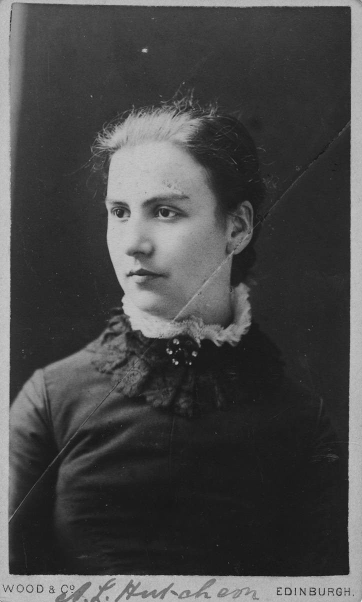 Amy Louisa Hutcheon in Edinburgh in 1881