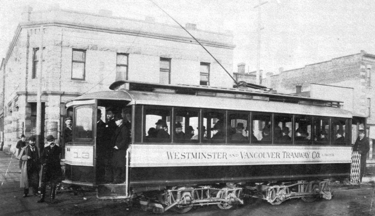 LWestminster-Vancouver tram, 1890s