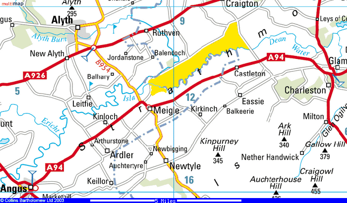 The lands in the Cardean Estate