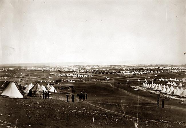 camps on the plateau of Sevastopol