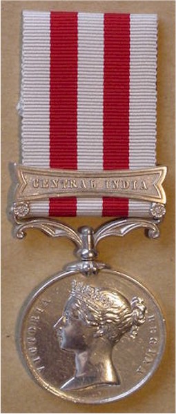 Front of the India medal