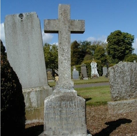 John Baxter and Catherine Wighton's headstone 