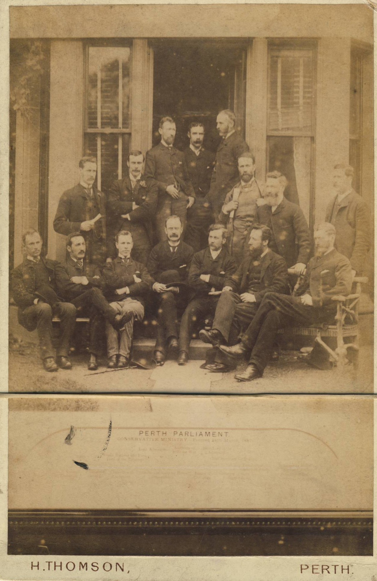 Members of the Perth Parliament, 1887