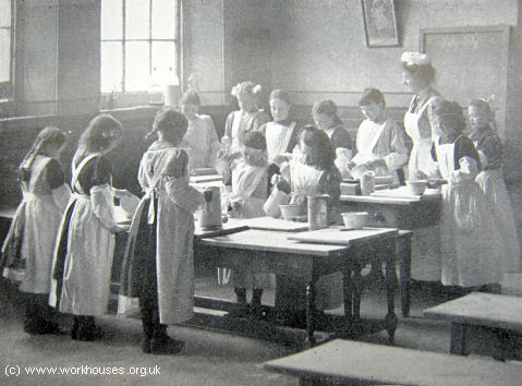 Industrial School cooking class, Edinburgh