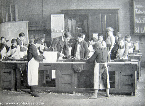 Industrial School carpentry class, Edinburgh
