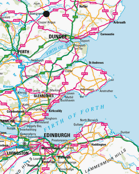 A map of S.E. Scotland