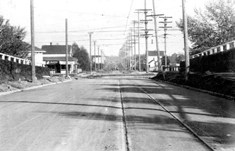 34th after the paving.