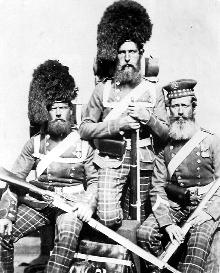 Members of the 72nd, 1855