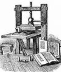 Gutenberg printing press